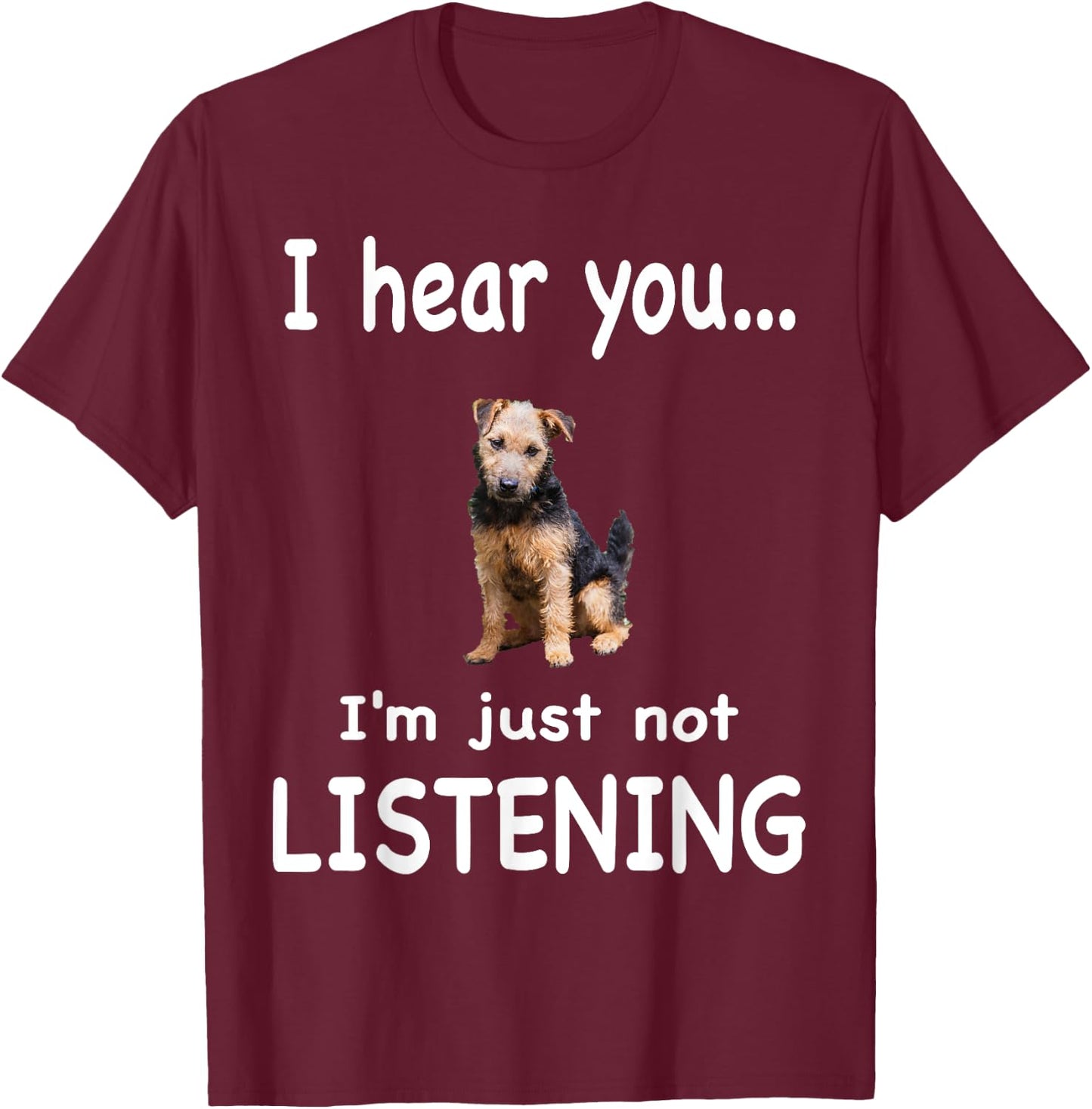 Lakeland Terrier Dog - Lakeland Terrier Women T-Shirt - T-Shirt | Maroon