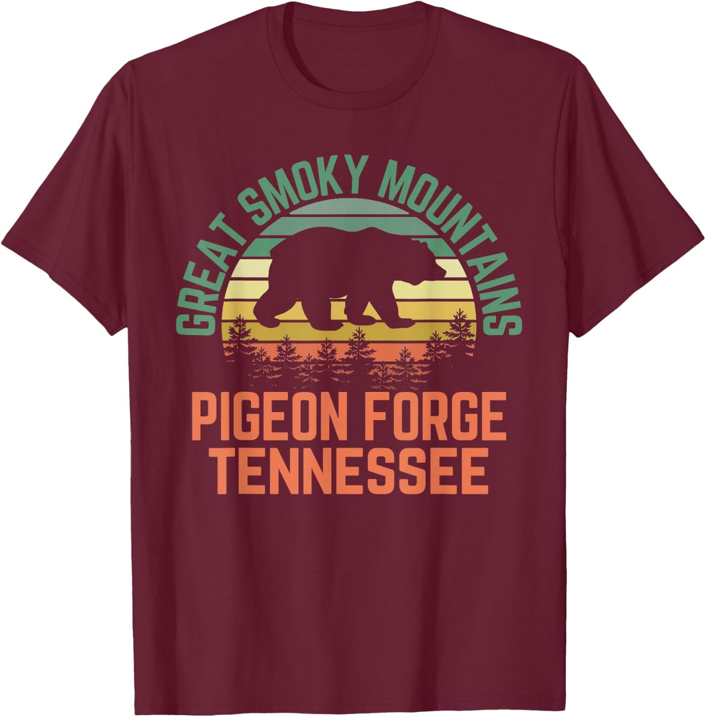 Pigeon Forge T-Shirt - T-Shirt | Maroon