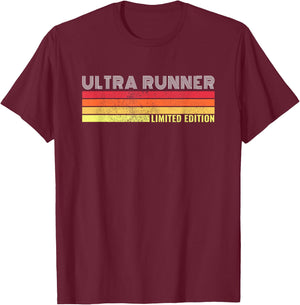 Ultramarathon Ultra Running Retro Marathon Ultra Runner T-Shirt - T-Shirt | Maroon