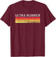 Ultramarathon Ultra Running Retro Marathon Ultra Runner T-Shirt - T-Shirt | Maroon