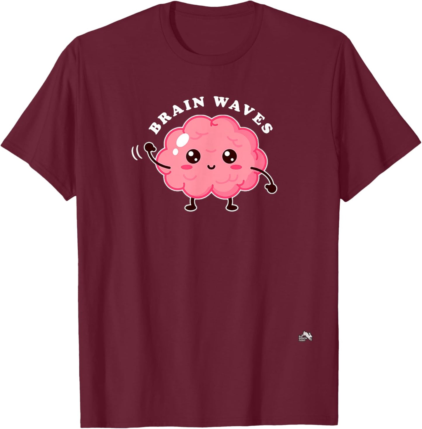 Brain Waves - Neurology Surgical Technologist - Scrub Tech T-Shirt - T-Shirt | Maroon