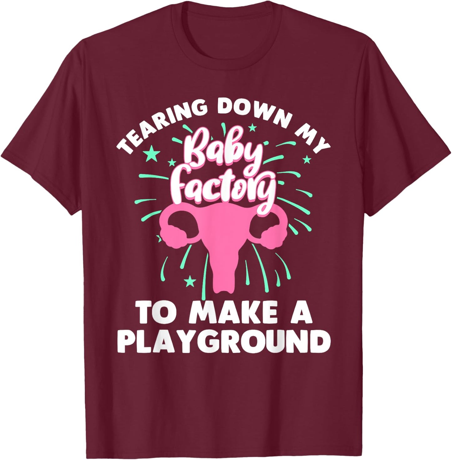 Funny Hysterectomy Girls Endometriosis Recovery T-Shirt - T-Shirt | Maroon
