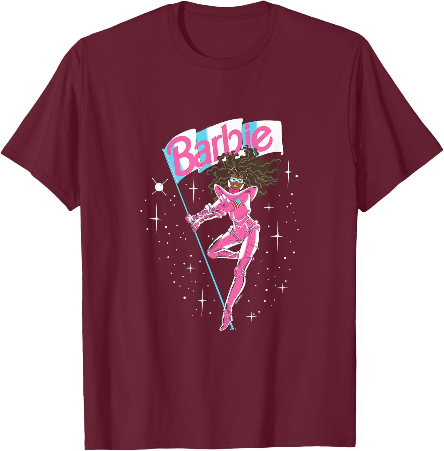 Barbie - Astronaut Barbie T-Shirt - T-Shirt | Maroon