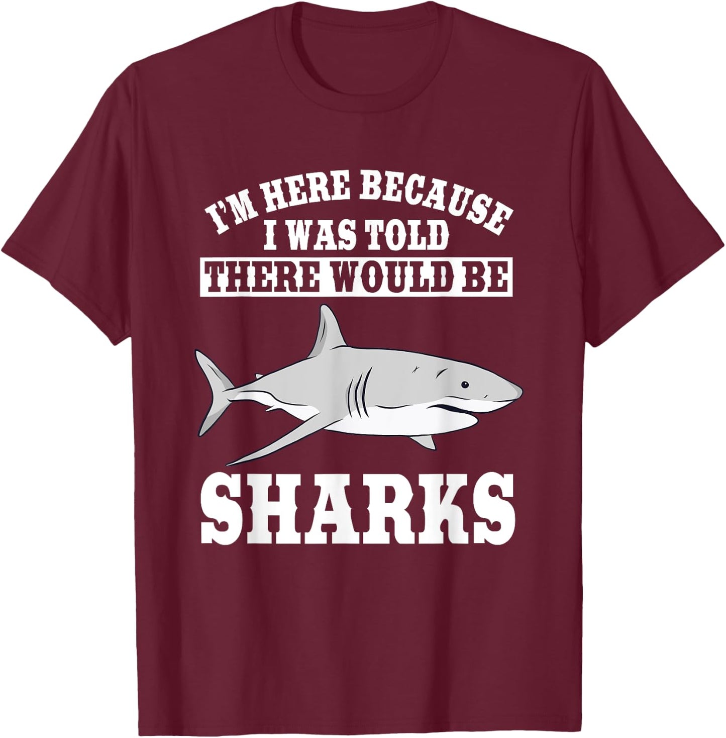 Great White Shark Largest Predator Fish Biologists Zoologist T-Shirt - T-Shirt | Maroon