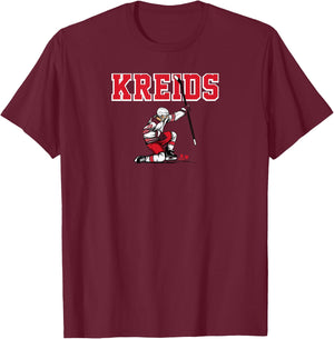 Chris Kreider: Kreids - New York Hockey T-Shirt - T-Shirt | Maroon