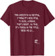Old School Rap Hip HOP Merch It's Tricky Quote 80's DMC T-Shirt - T-Shirt | Maroon