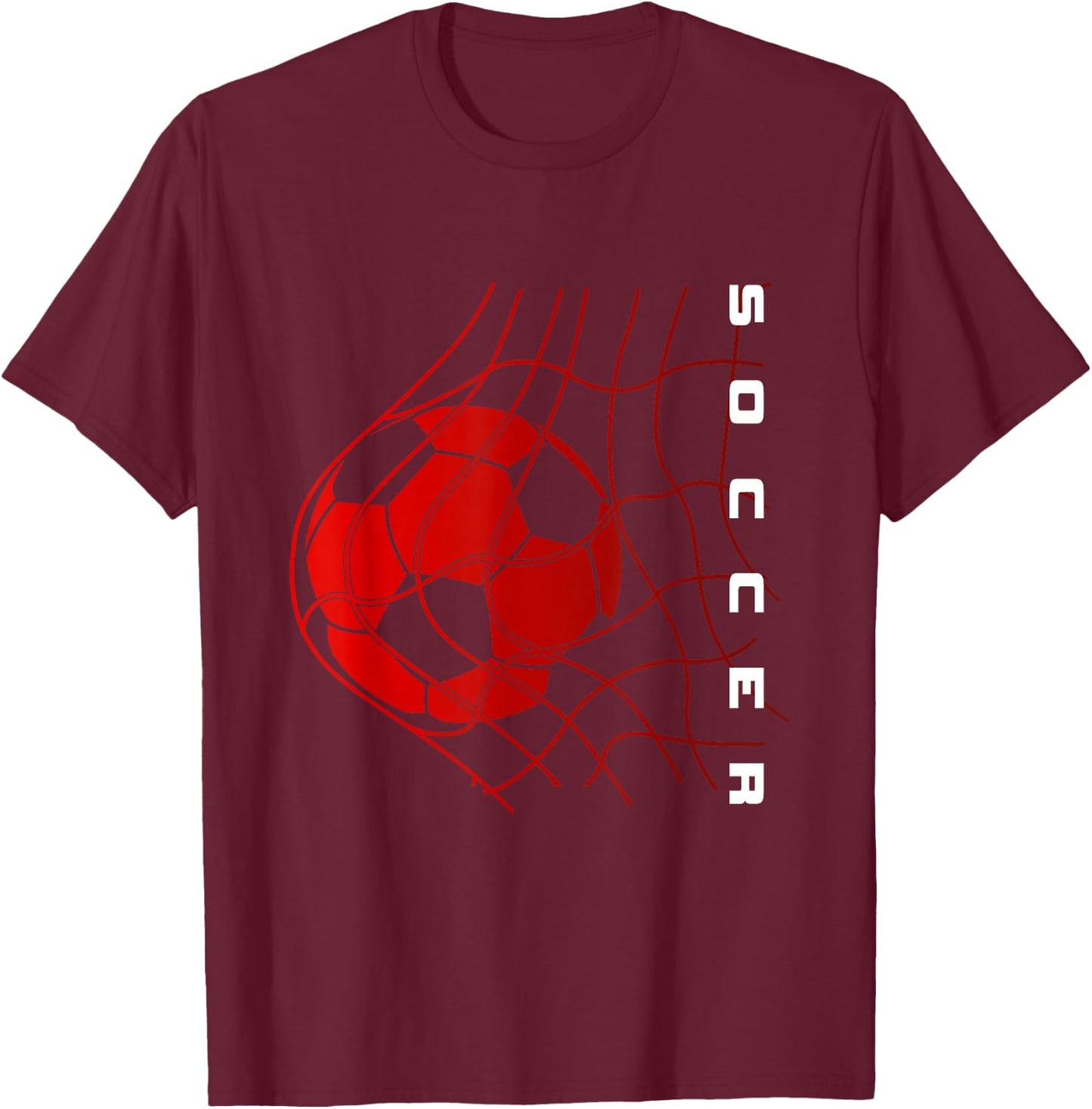 Soccer T-Shirt - T-Shirt | Maroon