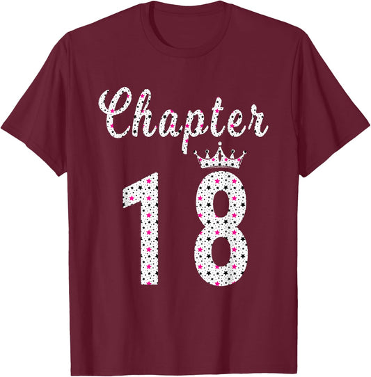 18th Birthday T-Shirt - T-Shirt | Maroon