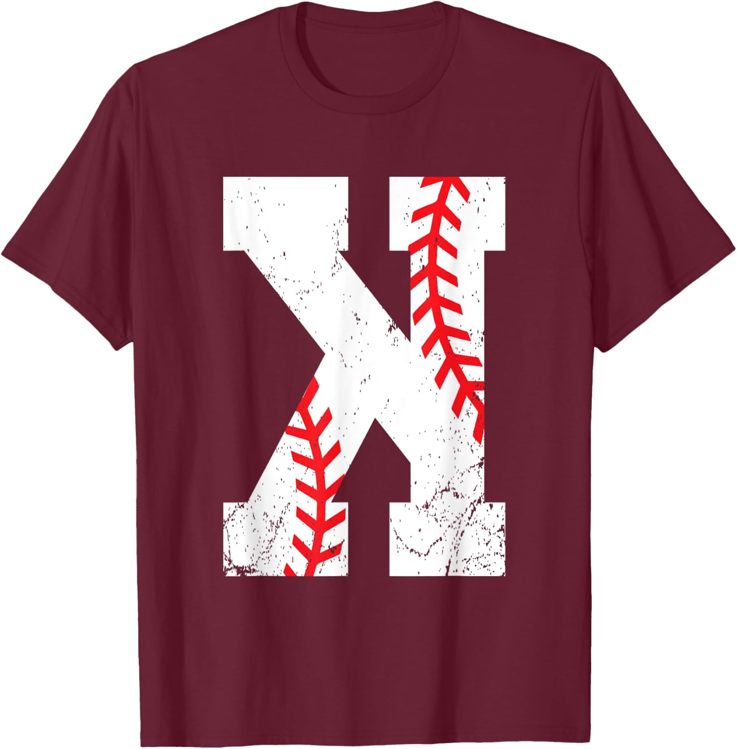 Baseball Softball Shirt Strikeout Pitcher K Coach Sports T-Shirt - T-Shirt | Maroon