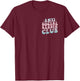 Anti Social Barber Club Funny Anti Social Barber Club T-Shirt - T-Shirt | Maroon