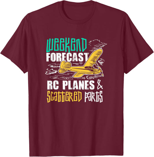 RC Plane Gift An RC Pilot T-Shirt - T-Shirt | Maroon