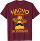 Nacho Average Tax Preparer Cinco de Mayo Accountant Fiesta T-Shirt - T-Shirt | Maroon