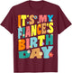 It's My Fiancé's Birthday Retro Vintage Women Men Children T-Shirt - T-Shirt | Maroon