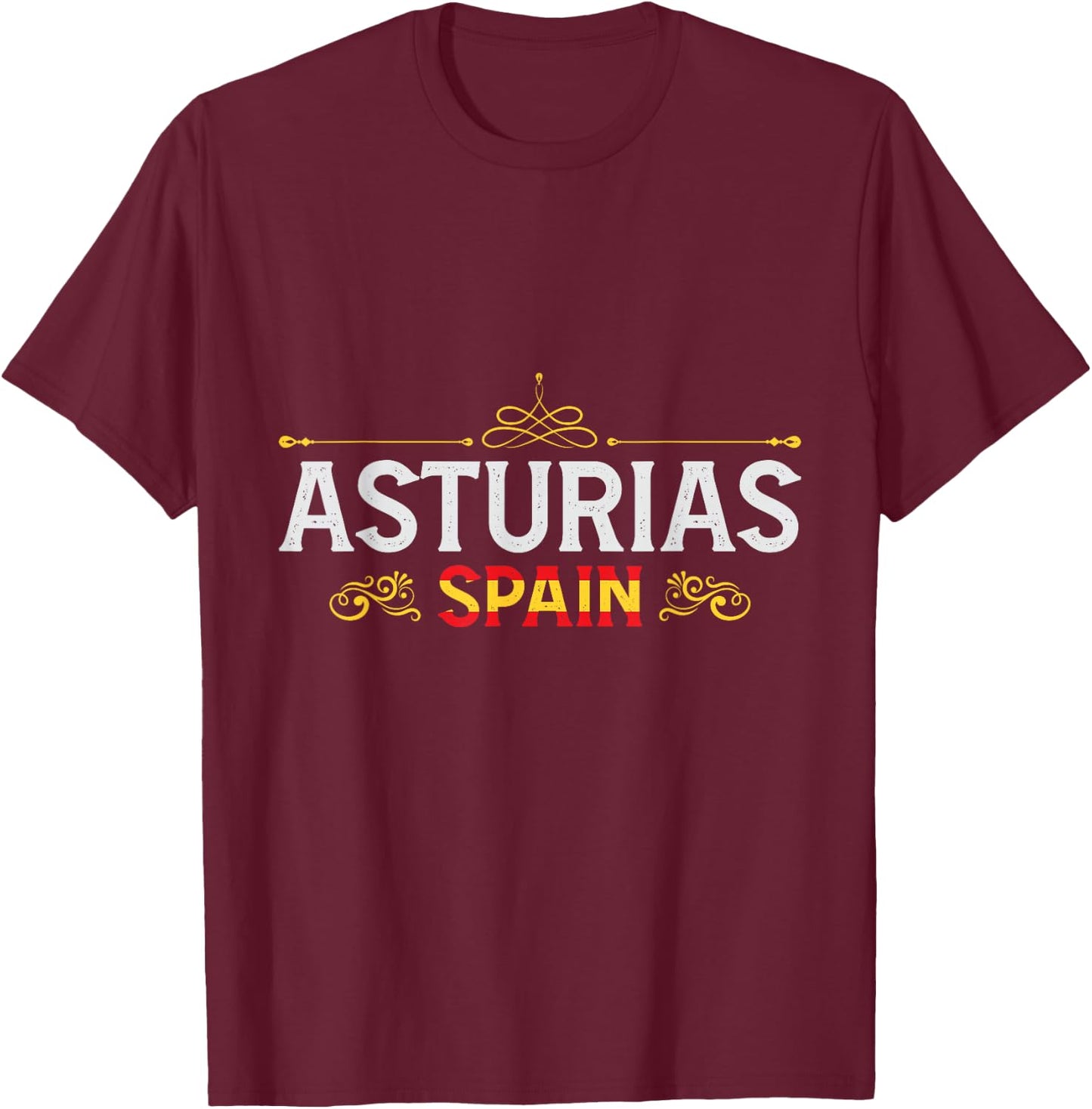 Asturias Spain - Asturias Memories of Asturias T-Shirt - T-Shirt | Maroon