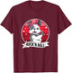 Rockabilly Dog French Bulldog Pin Up Rock'n'Roll Men Women Kids T-Shirt - T-Shirt | Maroon