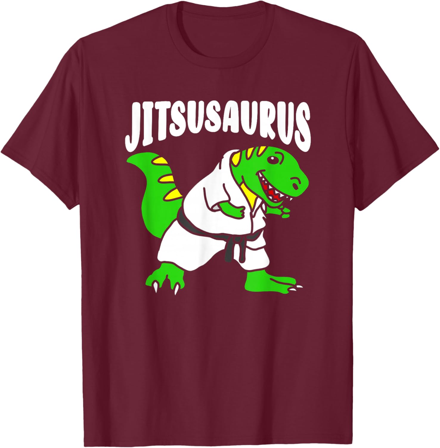 Jitsusaurus T-Shirt - T-Shirt | Maroon