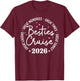 Besties Cruise 2026 T-Shirt - T-Shirt | Maroon