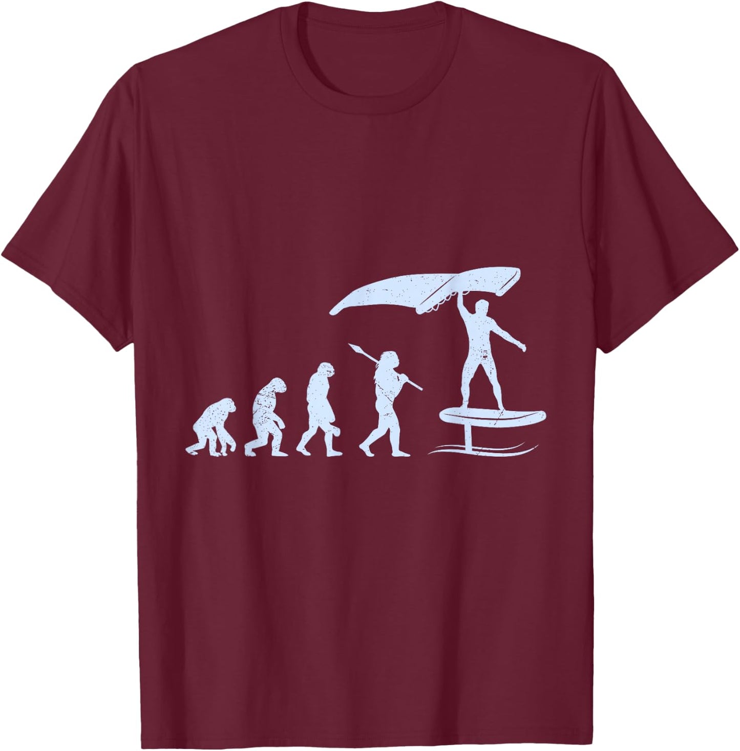 Wing Foil Evolution Wing Surf T-Shirt - T-Shirt | Maroon