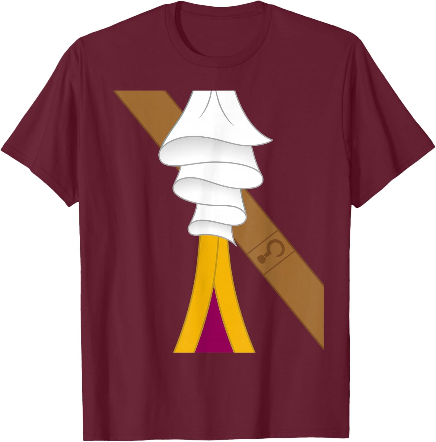 Disney Peter Pan Captain Hook Halloween Costume T-Shirt - T-Shirt | Maroon