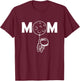 Mom Space Theme T-Shirt - T-Shirt | Maroon