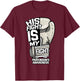 His Fight Is My Fight Parkinson's Awareness Idiopathic Gray T-Shirt - T-Shirt | Maroon