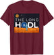 The Long Hodl, XDC To The Moon Crypto Gift Bear Market T-Shirt - T-Shirt | Maroon