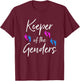 Keeper of the Genders Twin Gender Reveal Party for Twins T-Shirt - T-Shirt | Maroon