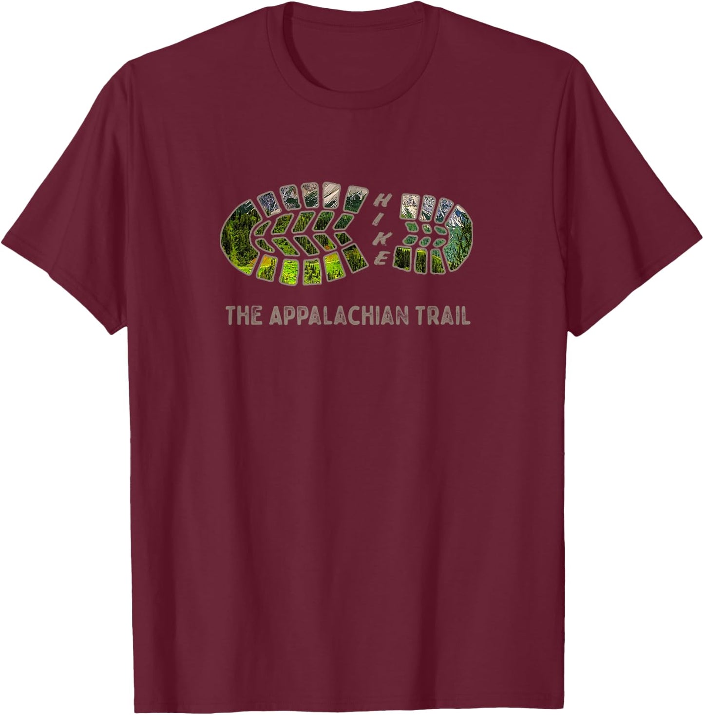 National Scenic Trails , Hike the Appalachian Trail T-Shirt - T-Shirt | Maroon