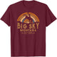 Big Sky Montana MT Retro Style Rodeo Cowboy T-Shirt - T-Shirt | Maroon