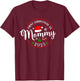 First Christmas As Mommy 2025 1st Christmas Family Matching T-Shirt - T-Shirt | Maroon