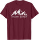 Mount Baker | Cool Mt Baker Mountain Shirt T-Shirt - T-Shirt | Maroon
