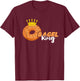 Bagel King Crown Bagel Lover Baking Bagels Dough Baker T-Shirt - T-Shirt | Maroon