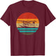 Seaplane Retro Style Vintage T-Shirt - T-Shirt | Maroon