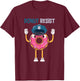 Donut Sprinkles Doughnut Fried Dough Sweet Snack Dessert T-Shirt - T-Shirt | Maroon