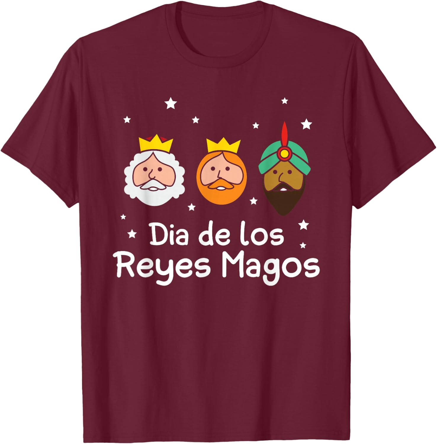 Dia de los Reyes Magos T-Shirt - T-Shirt | Maroon
