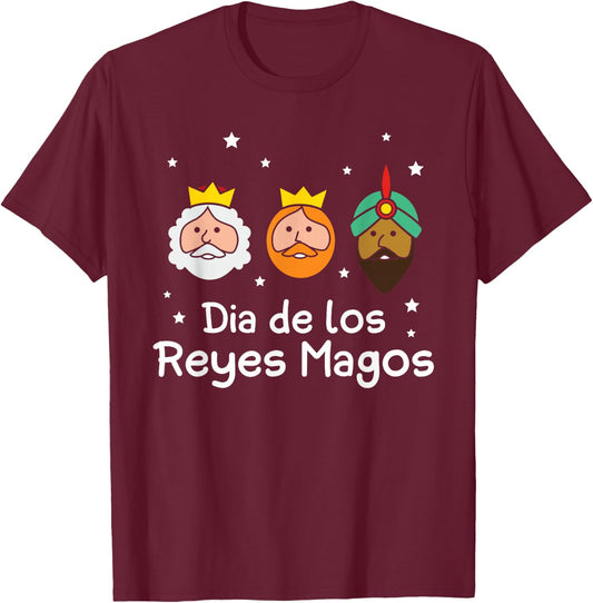Dia de los Reyes Magos T-Shirt - T-Shirt | Maroon