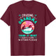 Cruise Grandma Young At Heart Slightly Older In Other Places T-Shirt - T-Shirt | Maroon