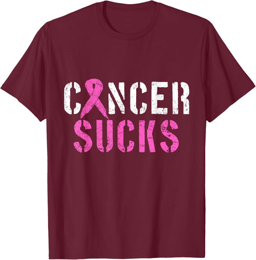 Cancer Sucks Pink Ribbon