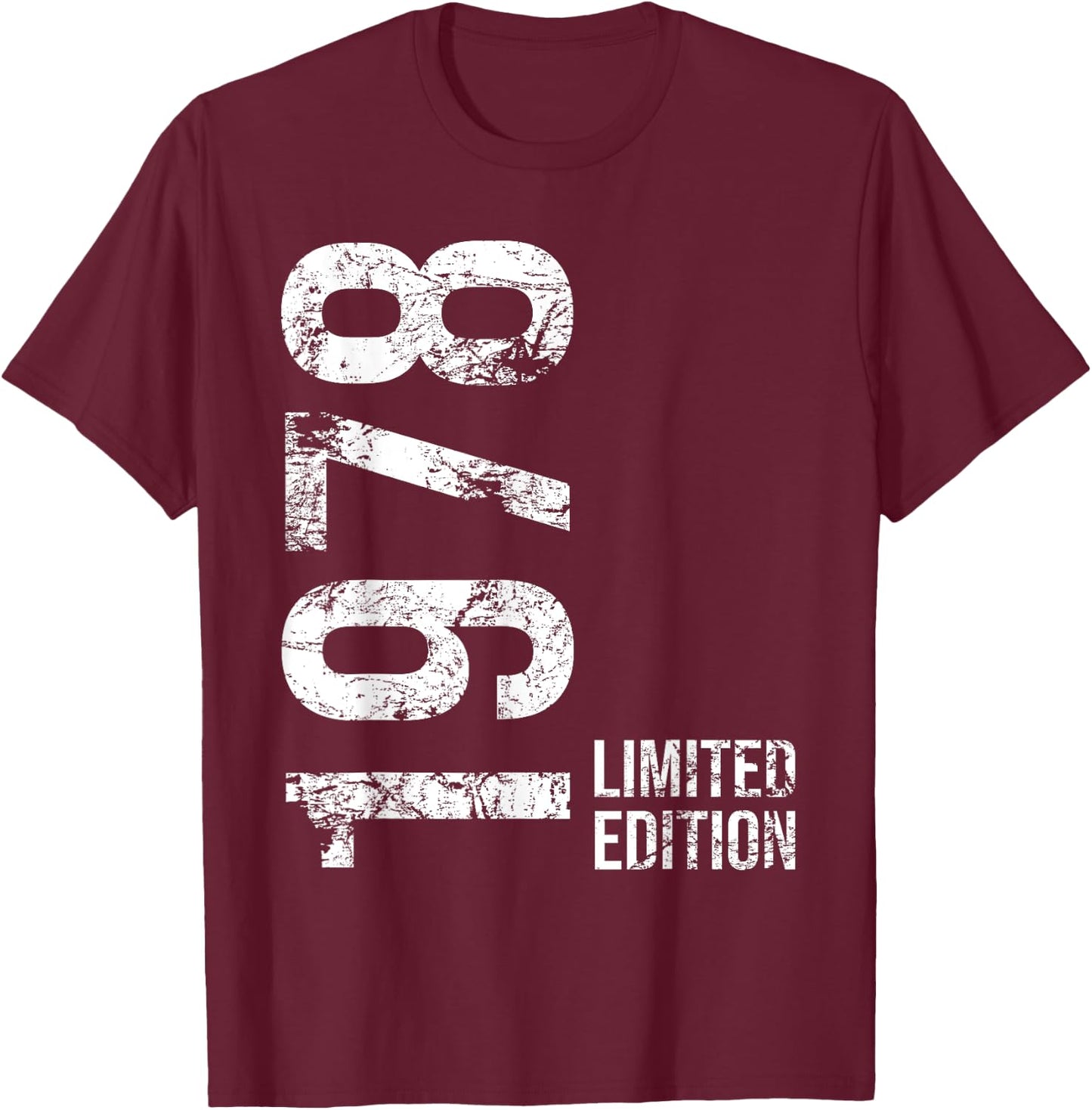 47th Birthday 47 Years Old Man Woman Vintage 1978 T-Shirt - T-Shirt | Maroon