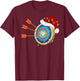 Archery Sports Lover Xmas Santa Hat Archery Christmas T-Shirt - T-Shirt | Maroon