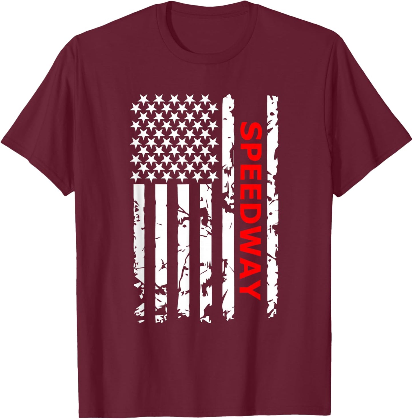 Speedway Racing T-Shirt - T-Shirt | Maroon