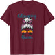 Funny Camping Hair Messy Bun Outdoor Glamping Queen T-Shirt - T-Shirt | Maroon