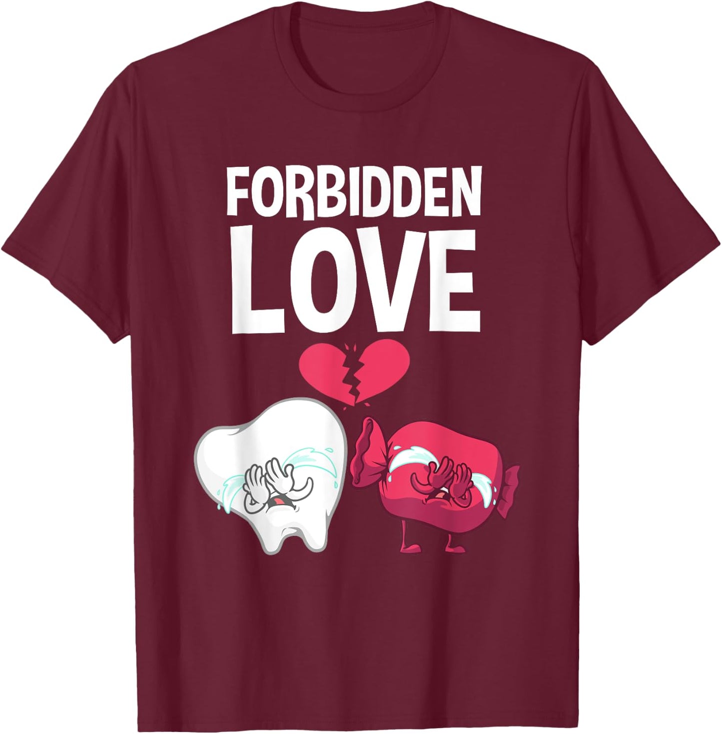 Funny Dentistry Art Women Dentist Dental Assistant T-Shirt - T-Shirt | Maroon