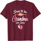 Soon to be Grandma 2024 Shirt Mother's Day For New Grandma T-Shirt - T-Shirt | Maroon
