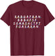 Rabgafban City Girls Act Up Original T-Shirt - T-Shirt | Maroon