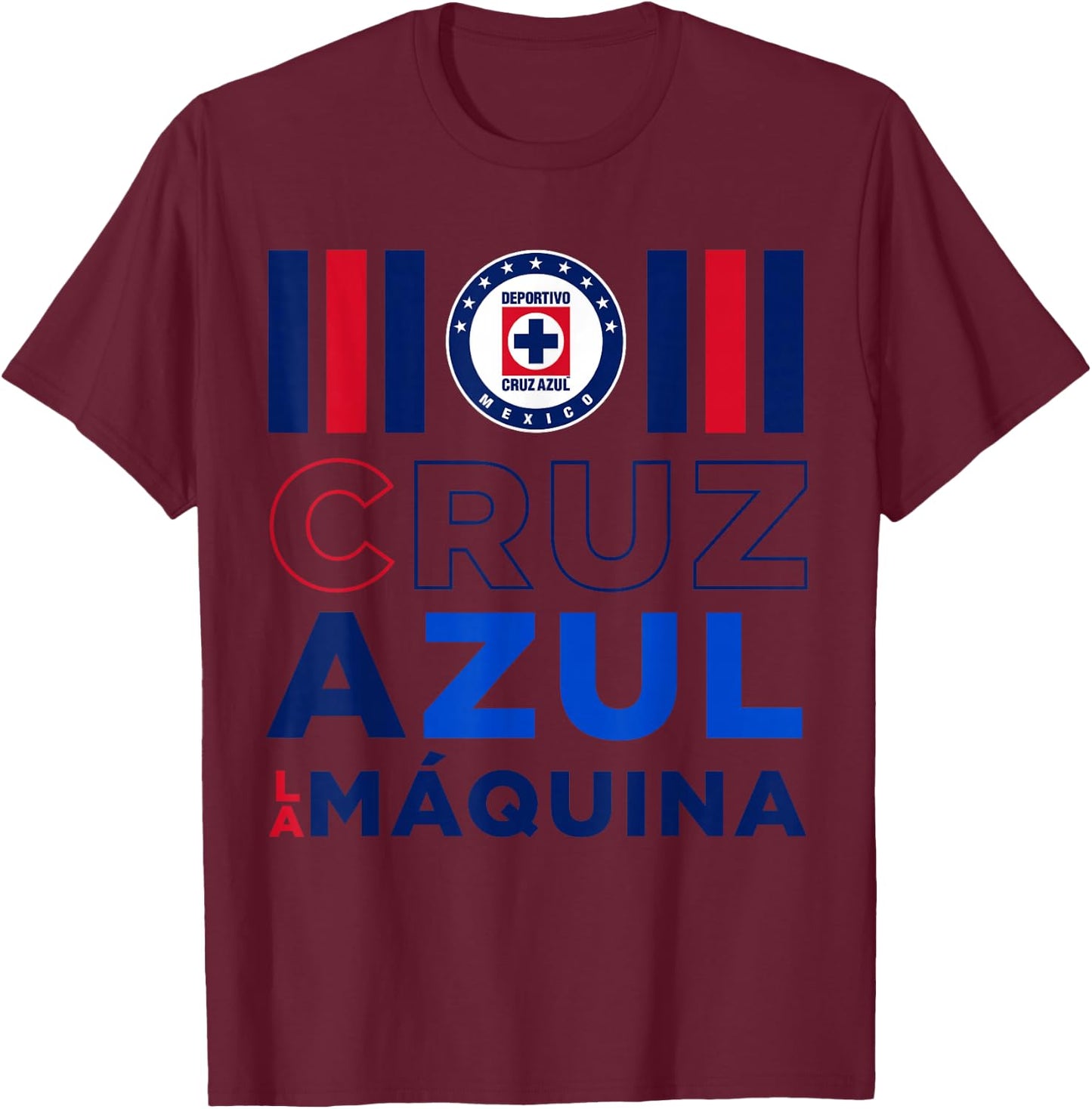 Cruz Azul - Score Big with Our Exclusive Collection T-Shirt - T-Shirt | Maroon
