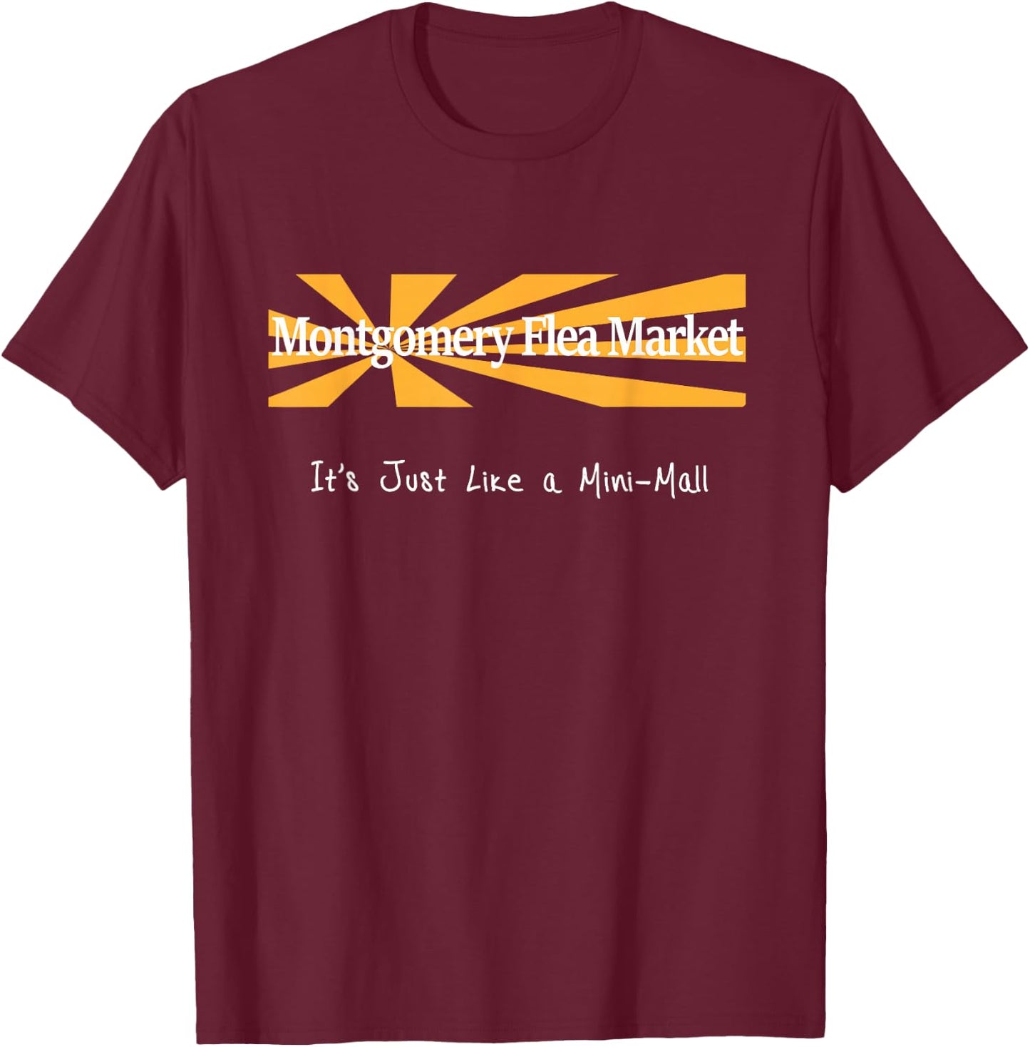 Montgomery Flea Market T-Shirt - T-Shirt | Maroon