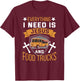 Christian Food Truck Shirt Religious Jesus Street Food T-Shirt - T-Shirt | Maroon