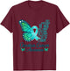 I am the storm Ovarian Cancer Awareness Teal Butterfly T-Shirt - T-Shirt | Maroon