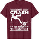 I Don't Crash I DO Random Onewheel Gravity Checks One Wheel T-Shirt - T-Shirt | Maroon